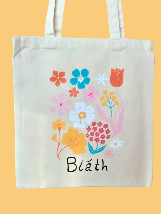 Blossom Canvas Tote Bag - Bláth