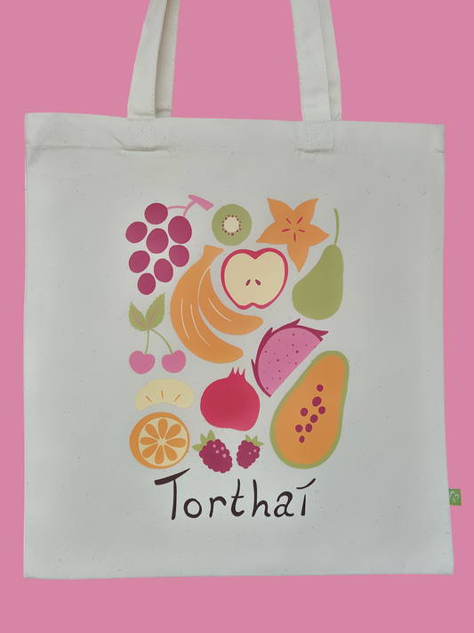 Fruit Canvas Tote Bag - Torthaí