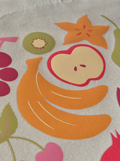Fruit Canvas Tote Bag - Torthaí