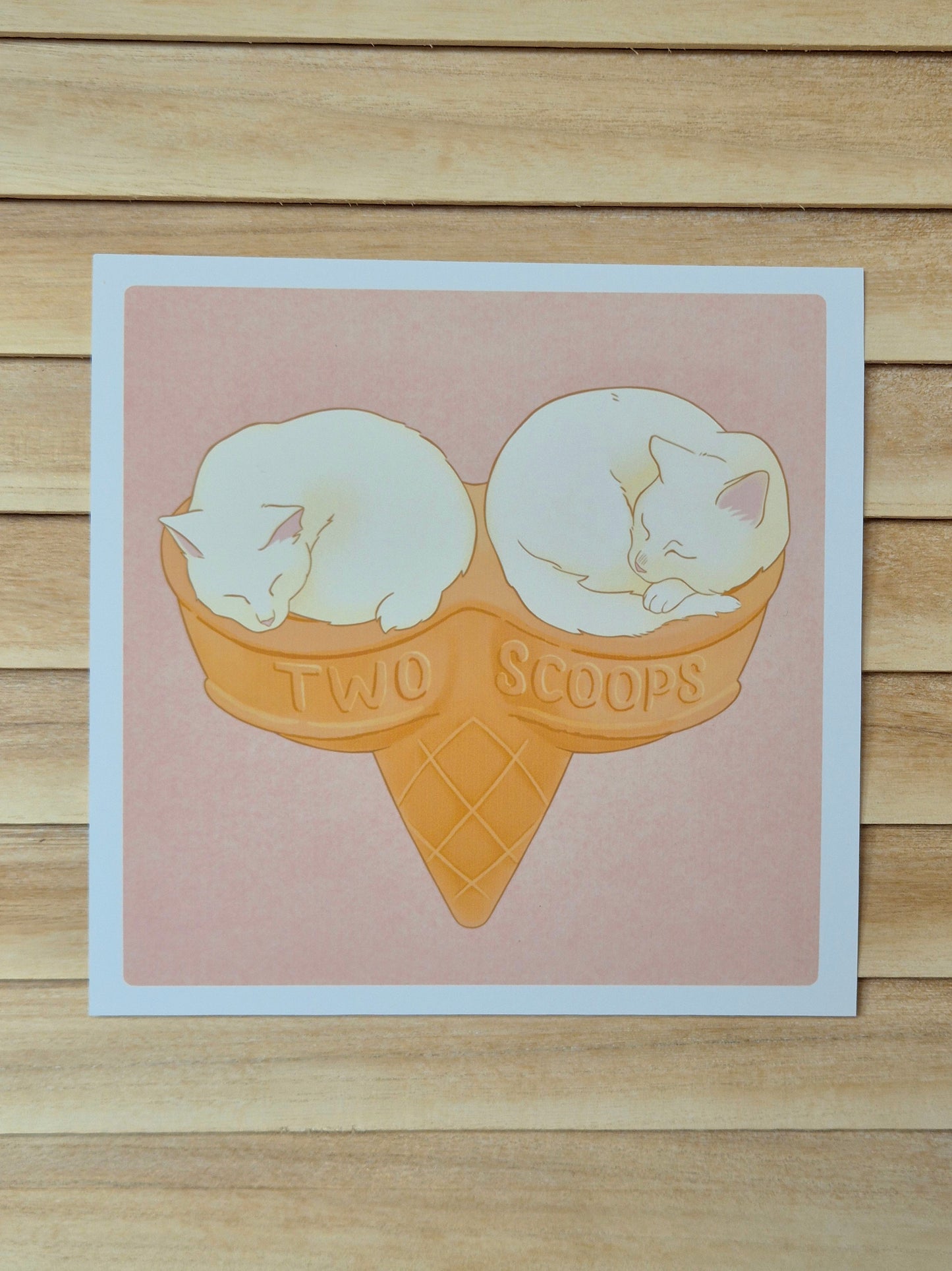 Two Scoops Art Print
