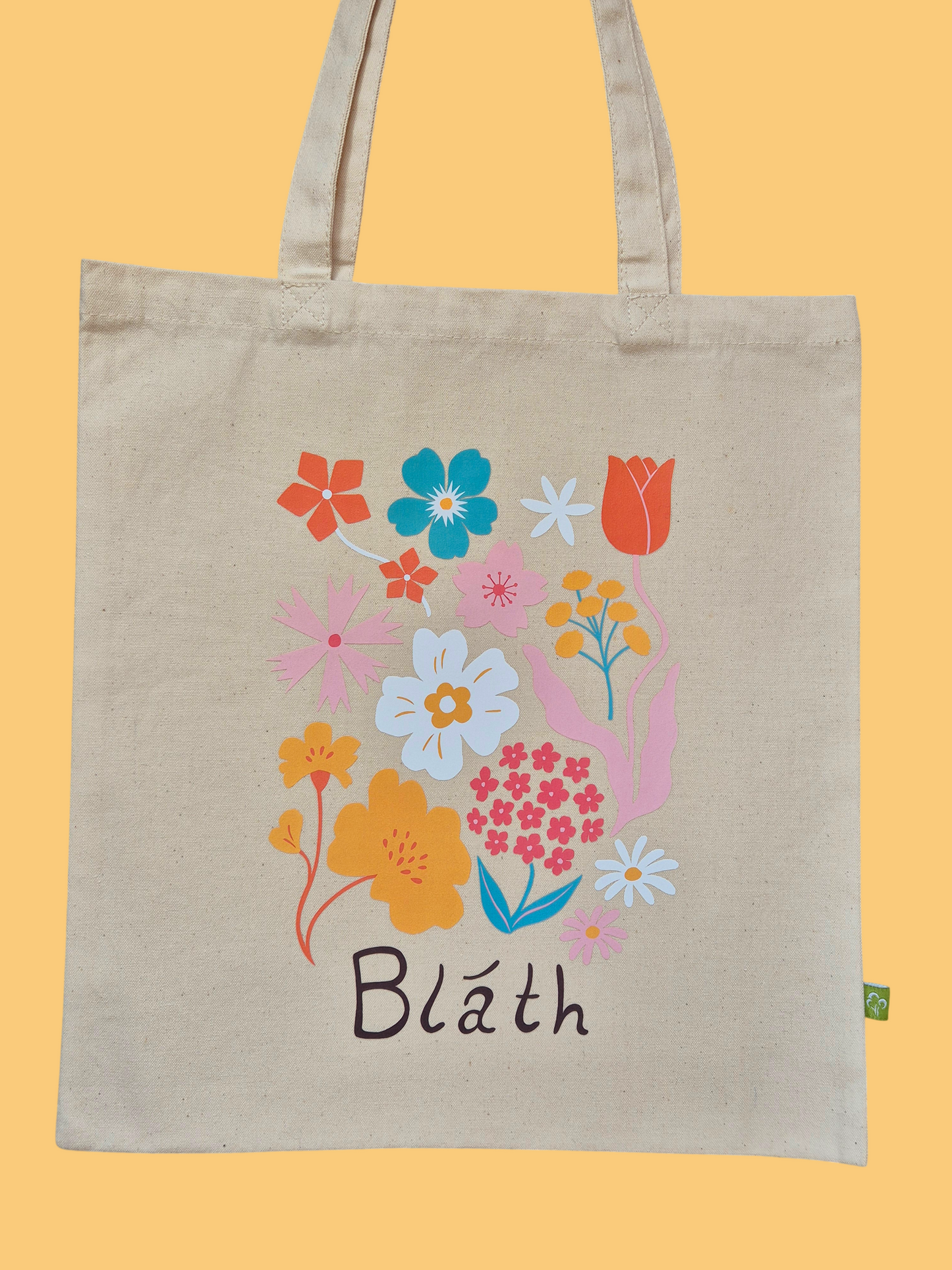 Blossom Canvas Tote Bag - Bláth