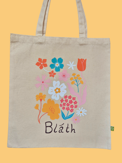 Blossom Canvas Tote Bag - Bláth