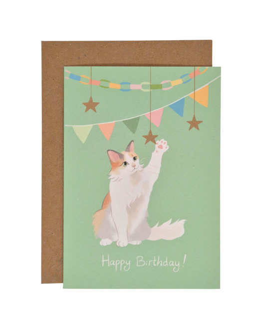 Birthday Card Cat