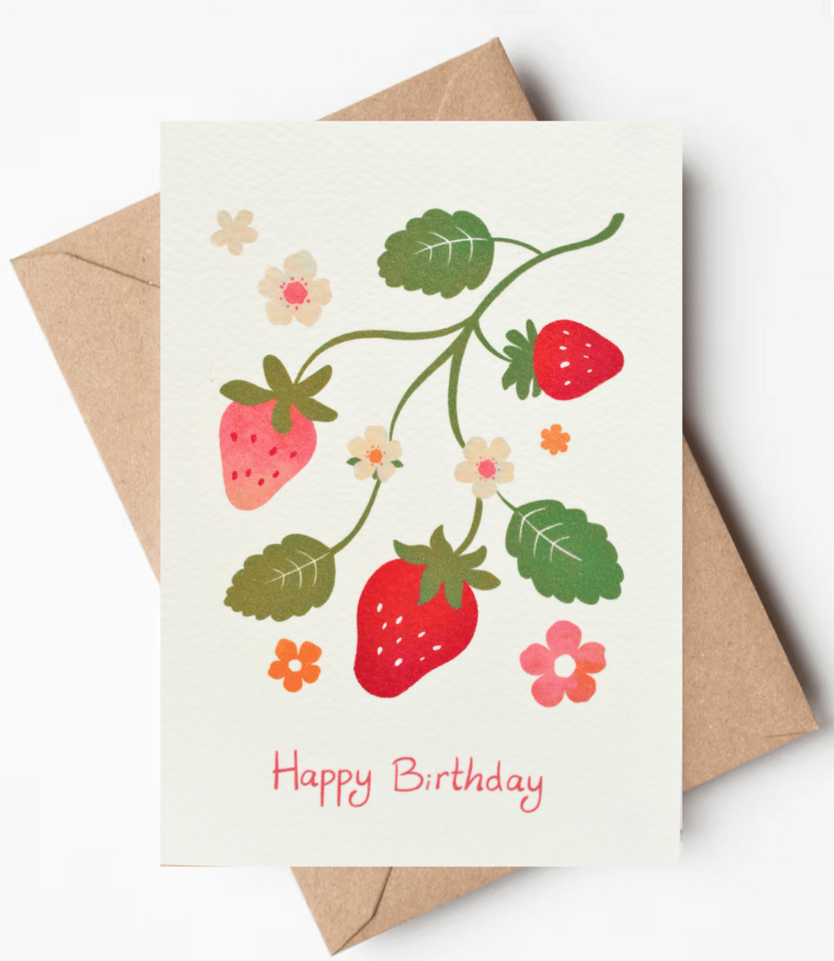 Birthday Card Strawberries