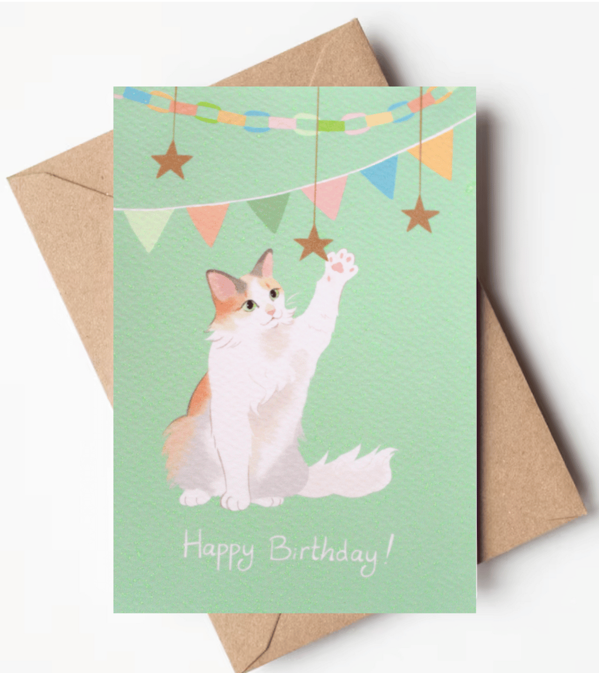 Birthday Card Cat