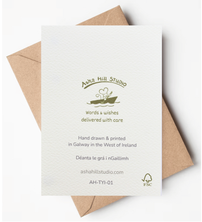 Autumn Love/ Grá Gaeilge Greeting Card