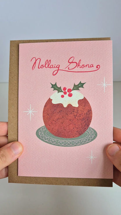 Christmas Pudding Nollaig Shona
