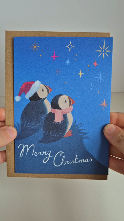 Christmas Puffins